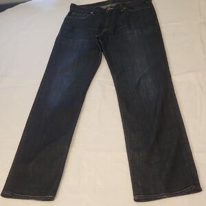 Lucky Brand Men's Dark Blue Straight Jeans
